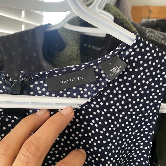 Small polka dot midi dress -Brand:Halogen - Picture 3 of 4